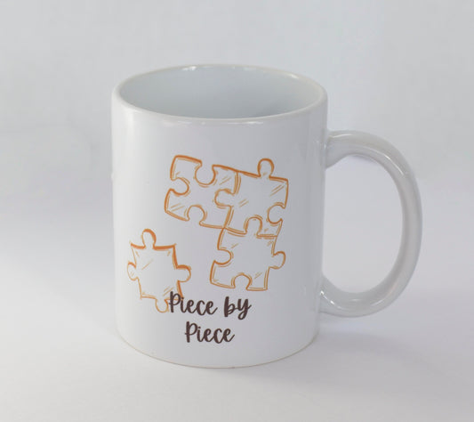Jigsaw Puzzle Mug-Piece by PIece, Day by Day