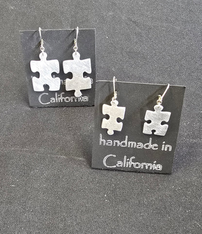 Puzzle Piece Earrings By Athena Craig